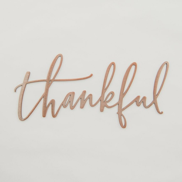 Magnolia Market Copper Thankful Sign - Picture 1 of 2
